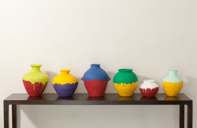 Colored Vases